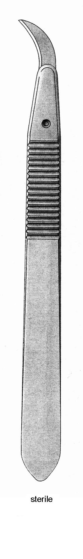 DİSPOZIBIL PLASTİK BİSTÜRİ SAPI 13,5 CM